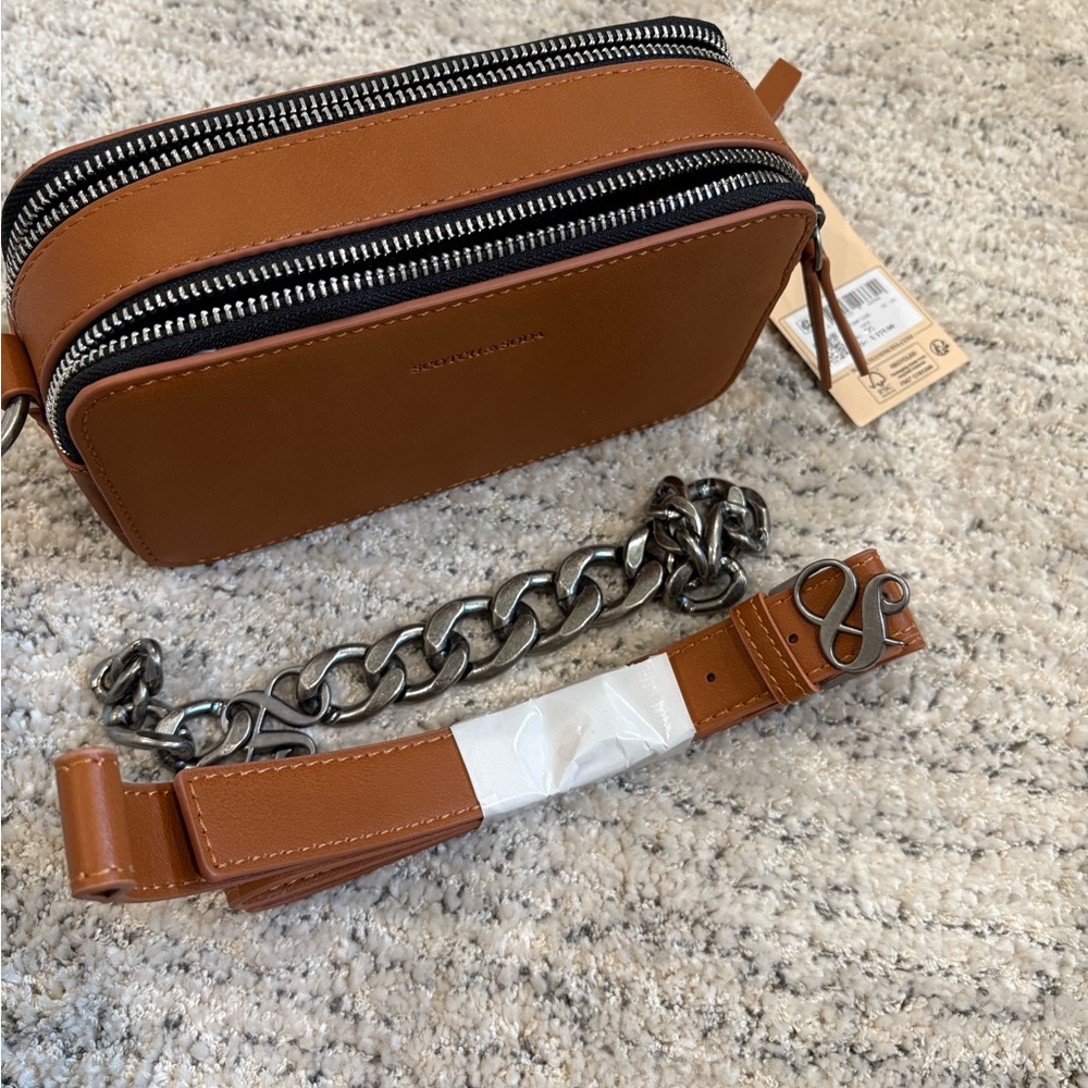 Scotch & Soda small reporter bag with metal hardware